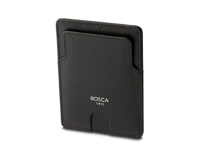 Bosca Nappa Vitello Slim Card Case  Black