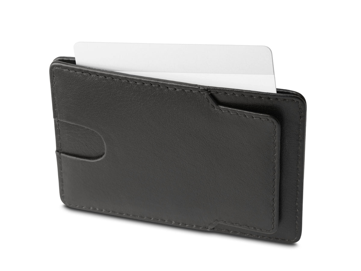 Bosca Nappa Vitello Slim Card Case  Black