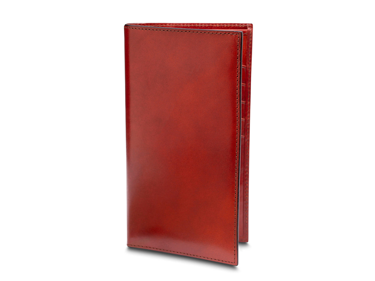 Bosca Old Leather Italia Coat Pocket Wallet Cognac