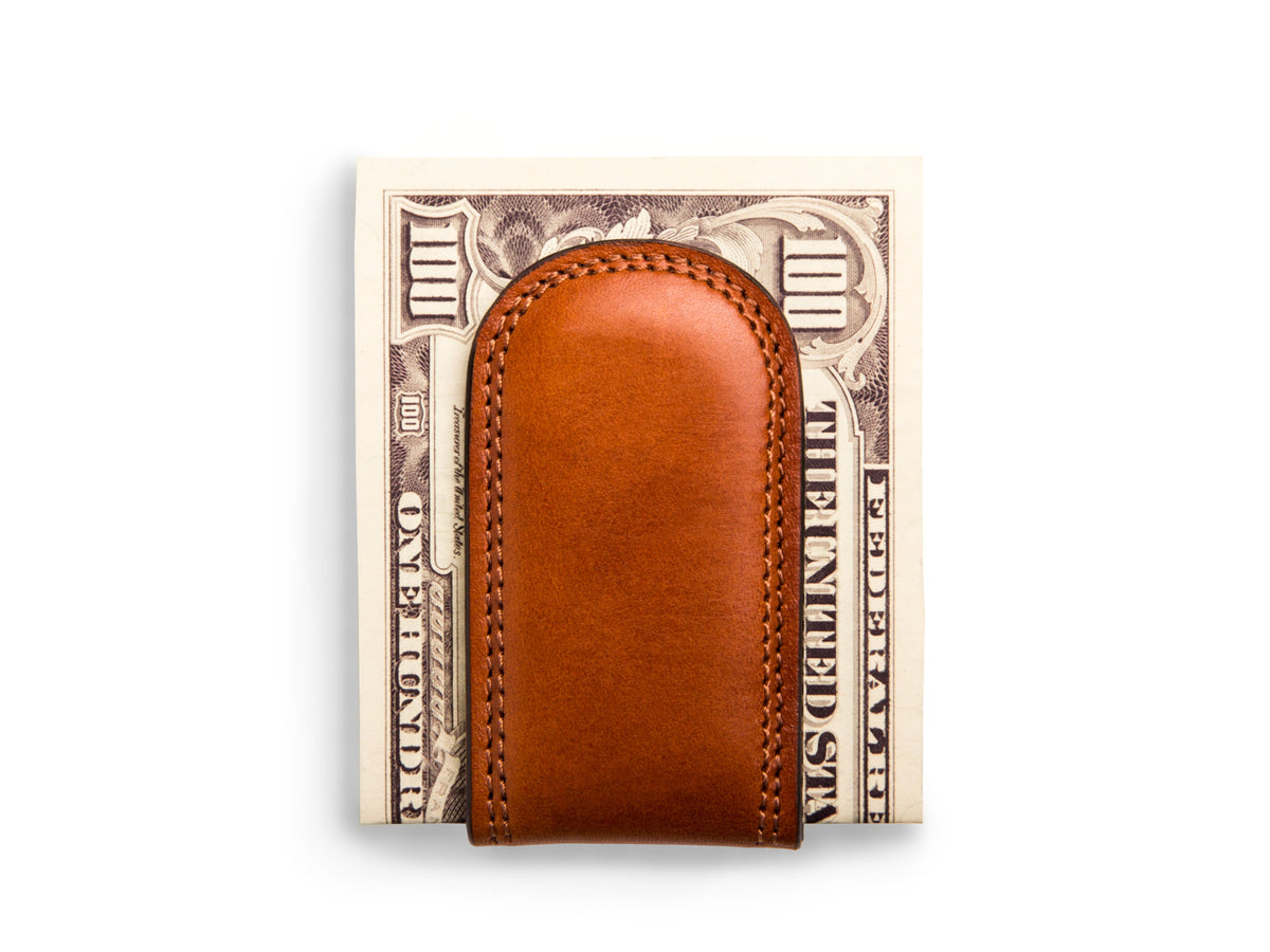 Bosca Money Clip  Amber