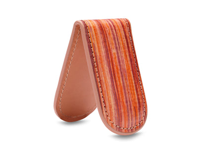 Bosca Magnetic Money Clip  Red/Orange/Pink