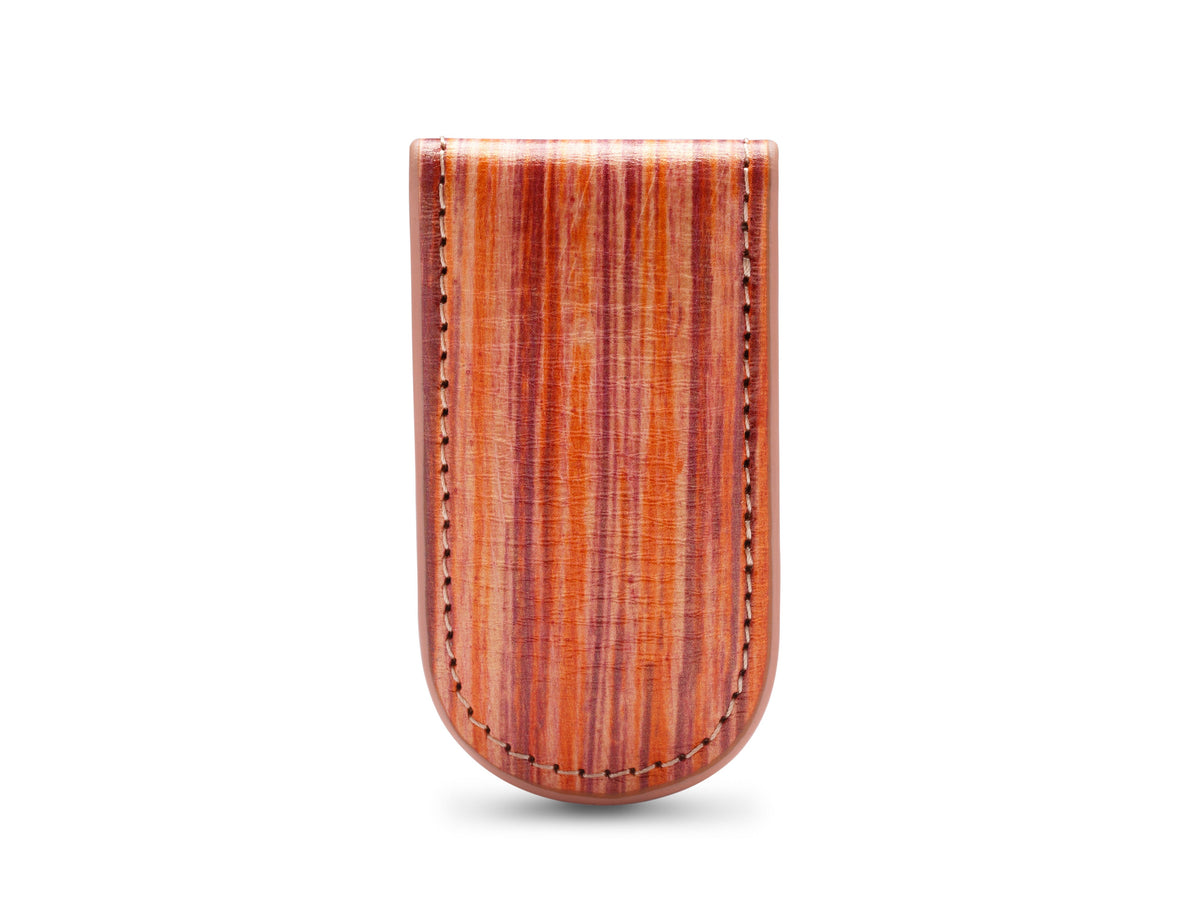 Bosca Magnetic Money Clip  Red/Orange/Pink