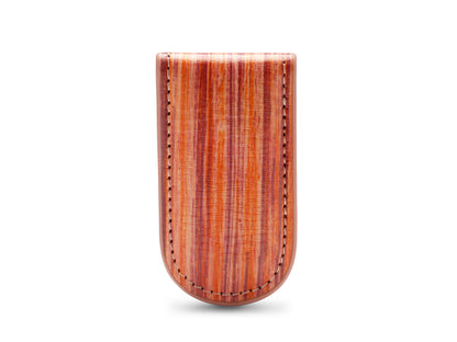 Bosca Magnetic Money Clip  Red/Orange/Pink