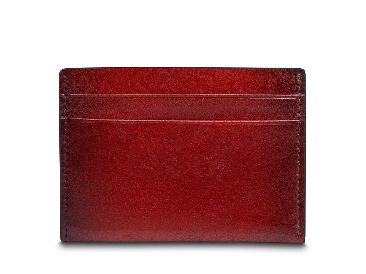 Bosca Smoked Old Leather Weekend Wallet Smoked Red