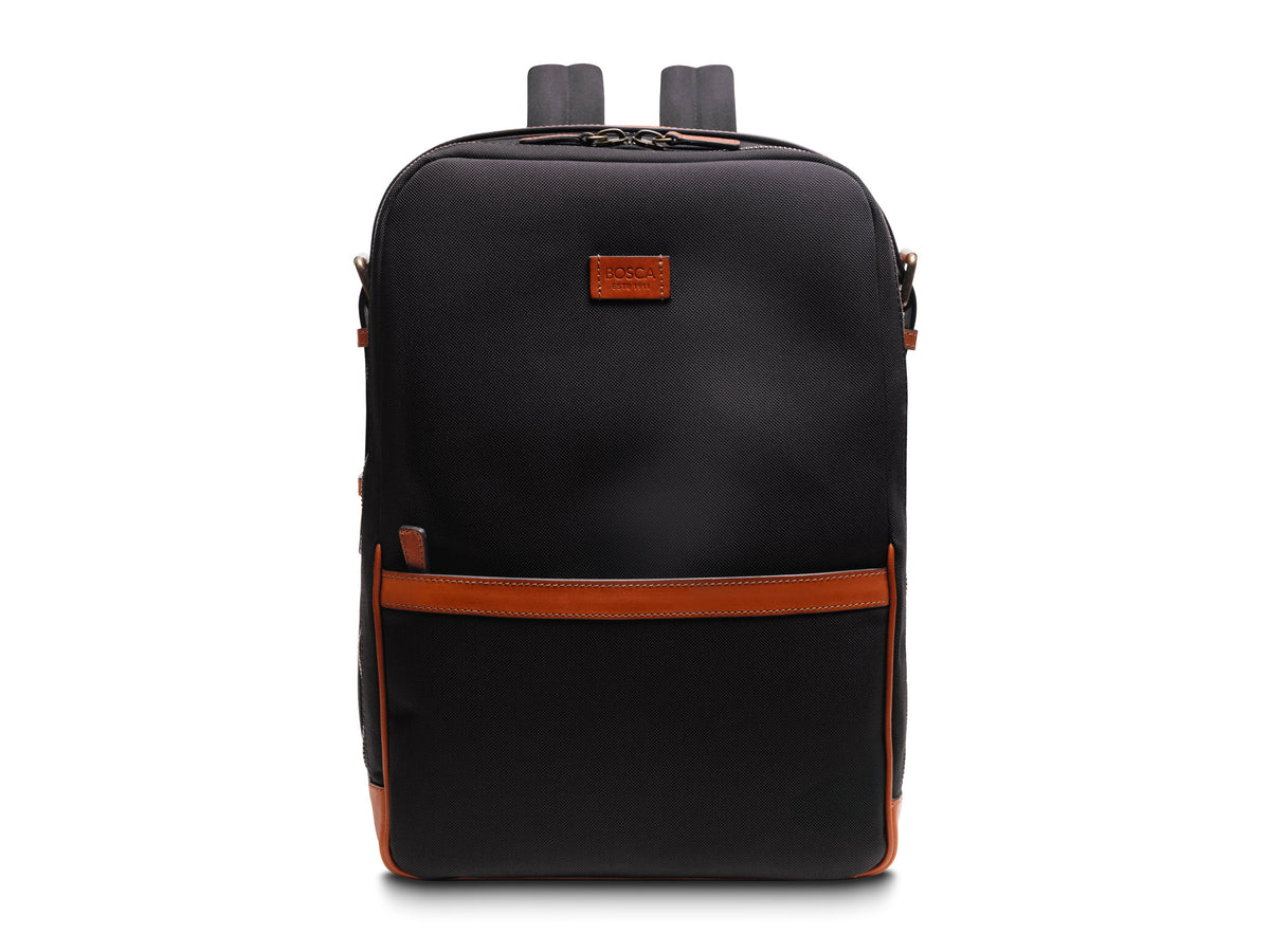 Bosca Dolce Italia Office Backpack  Amber