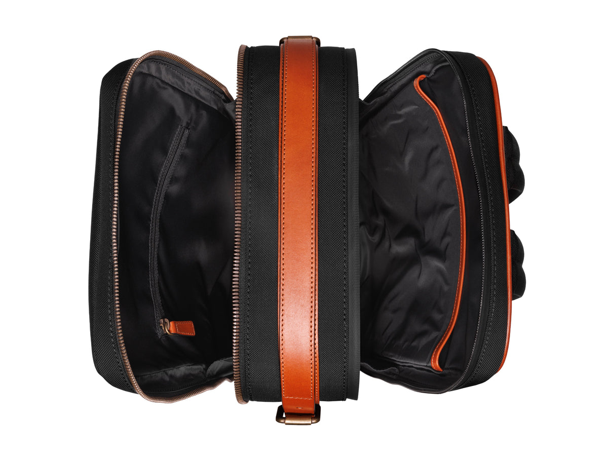 Bosca Dolce Italia Office Backpack  Amber