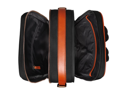 Bosca Dolce Italia Office Backpack  Amber
