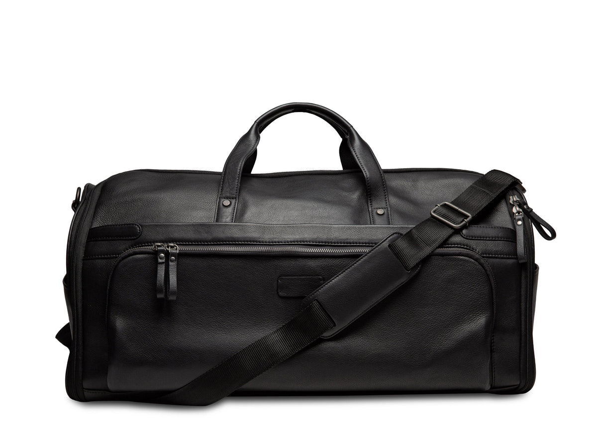 Bosca Nappa Soft Hybrid Garment/Duffle Bag Black