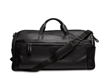 Bosca Nappa Soft Hybrid Garment/Duffle Bag Black