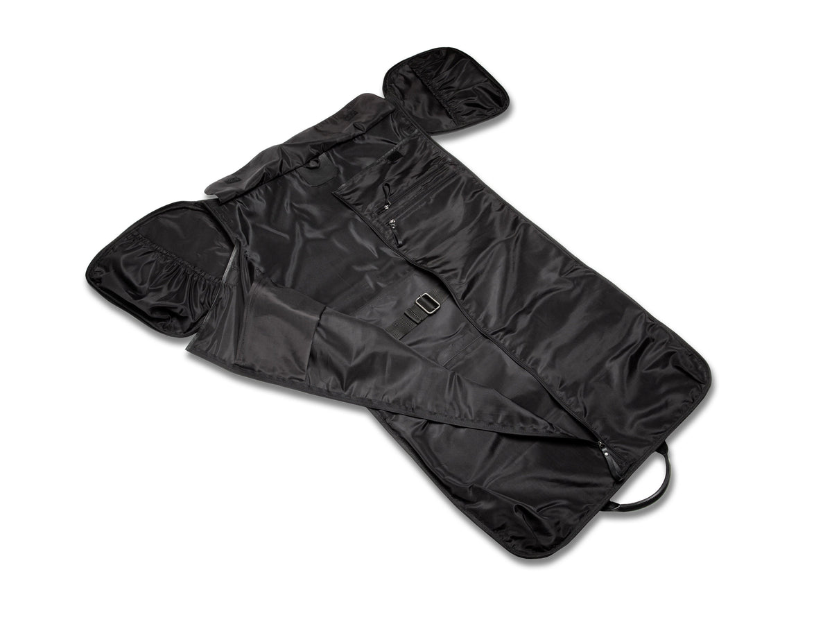 Bosca Nappa Soft Hybrid Garment/Duffle Bag Black