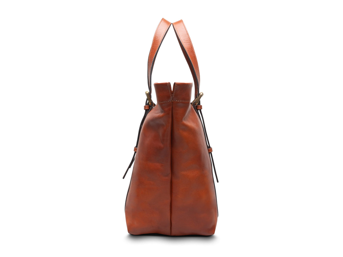 Bosca Emma Carry-All Tote  Amber
