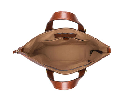 Bosca Brenta Tote  Dark Brown