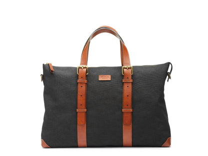 Bosca The Arno Tote  Black/Amber