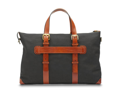 Bosca The Arno Tote  Black/Amber