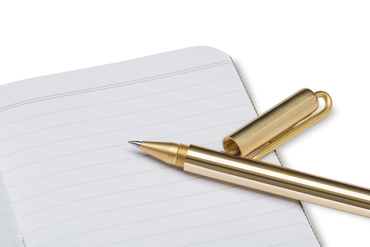 Bosca Brass Pen  Brass