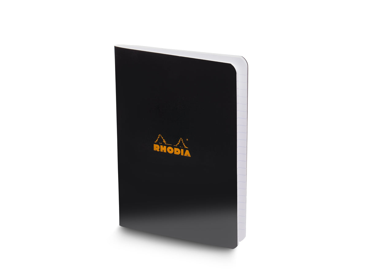 Bosca Rhodia Staplebound Notebook  Black