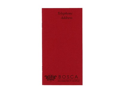 Bosca Non Tab Address Book Refill 3.25 x 6.5