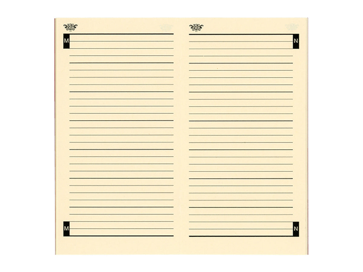 Bosca Non Tab Address Book Refill 3.25 x 6.5