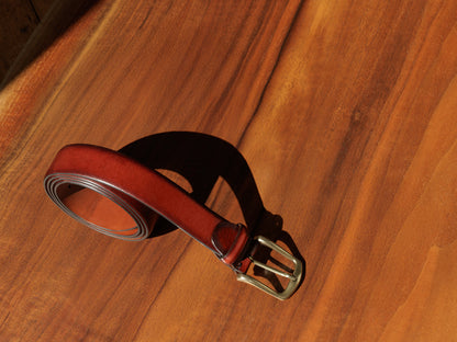 Bosca Smoked OL Belt  Smoked Red