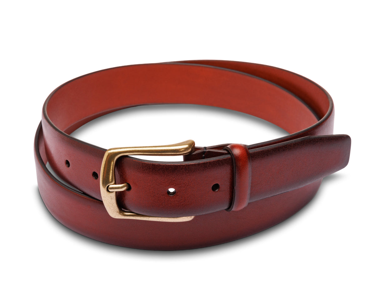 Bosca Smoked OL Belt  Smoked Red