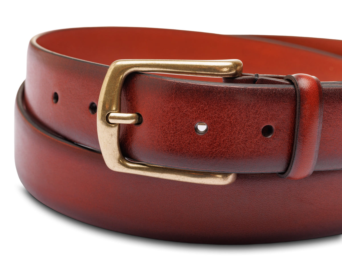 Bosca Smoked OL Belt  Smoked Red