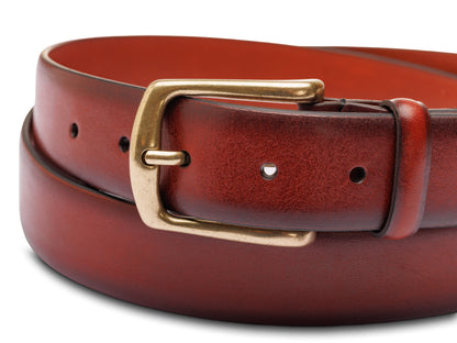 Bosca Smoked OL Belt  Smoked Red