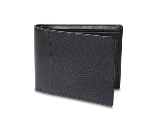 Bosca Saffiano Executive I.D. Wallet Black