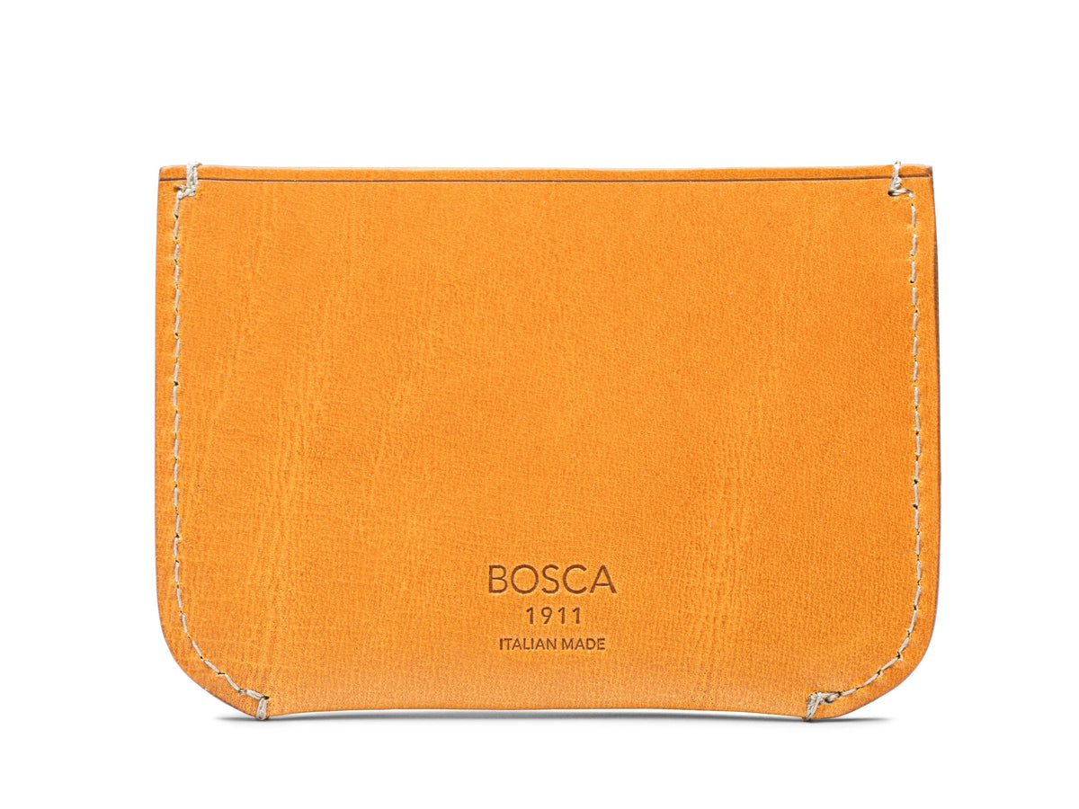 Bosca Front Pocket Card Case  Blue
