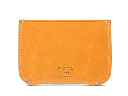Bosca Front Pocket Card Case  Blue