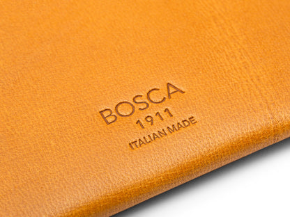 Bosca Front Pocket Card Case  Blue