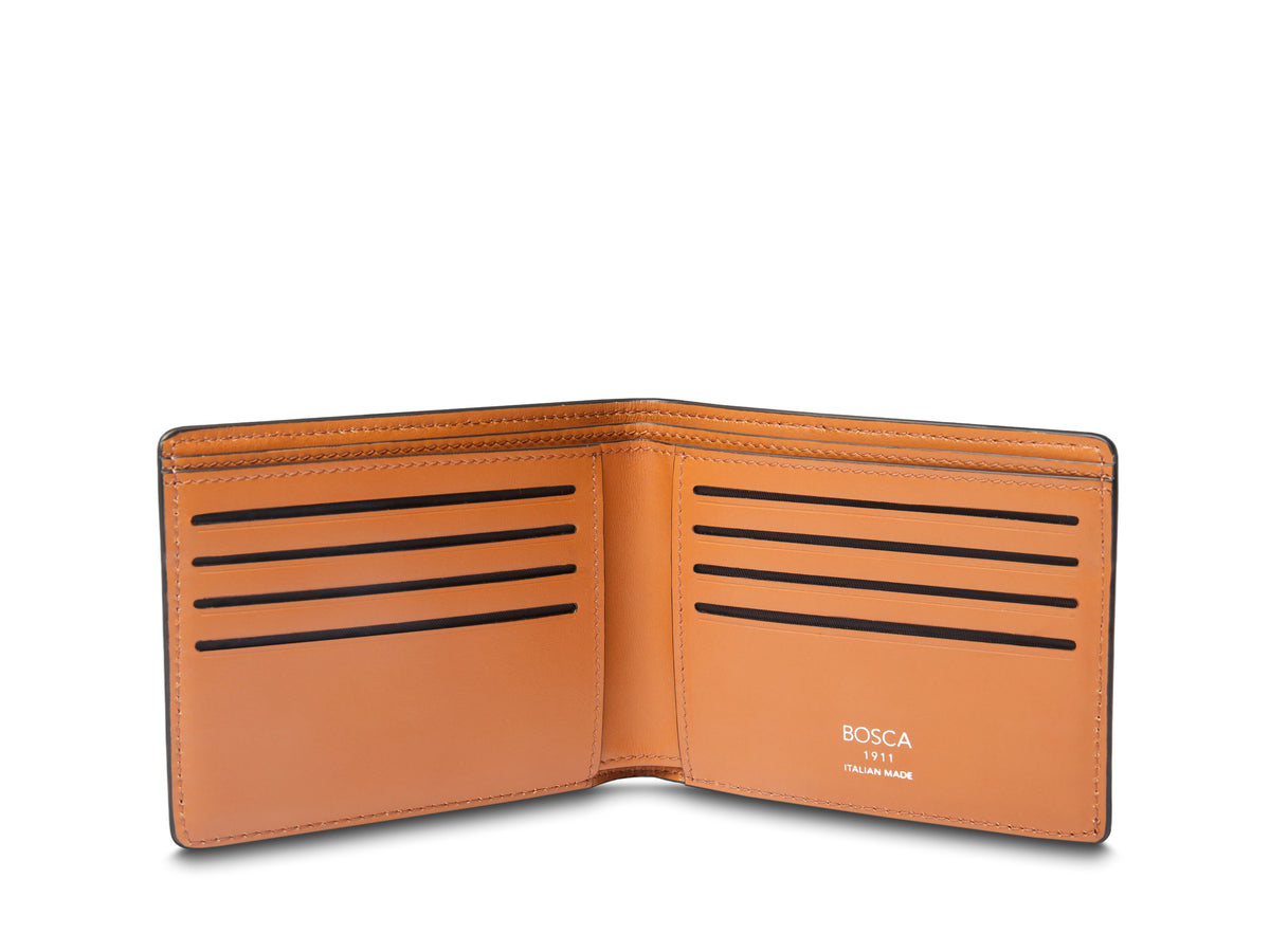 Bosca 8 Pocket Wallet Monfrini Contrast Dark Blue/Wine