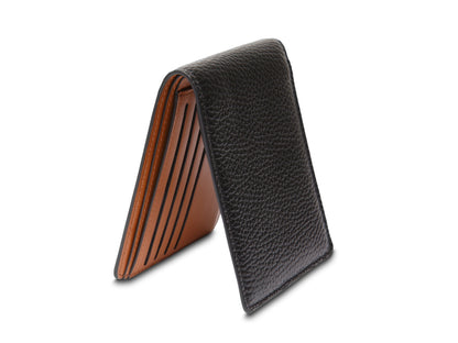 Bosca 8 Pocket Wallet Monfrini Contrast Dark Blue/Wine
