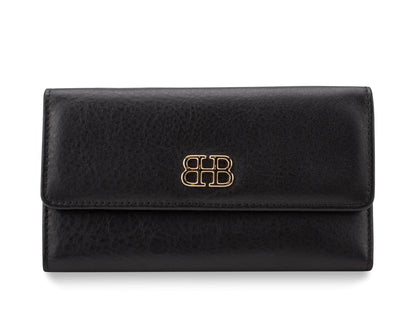 Bosca Nappa Vitello Slim Credit Case Black