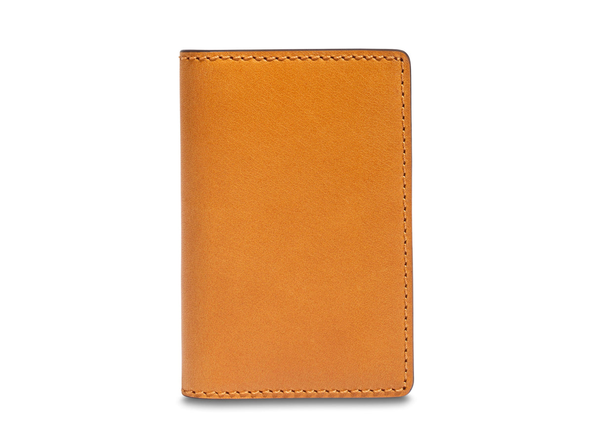 Bosca Britan Calling Card Case  Tan
