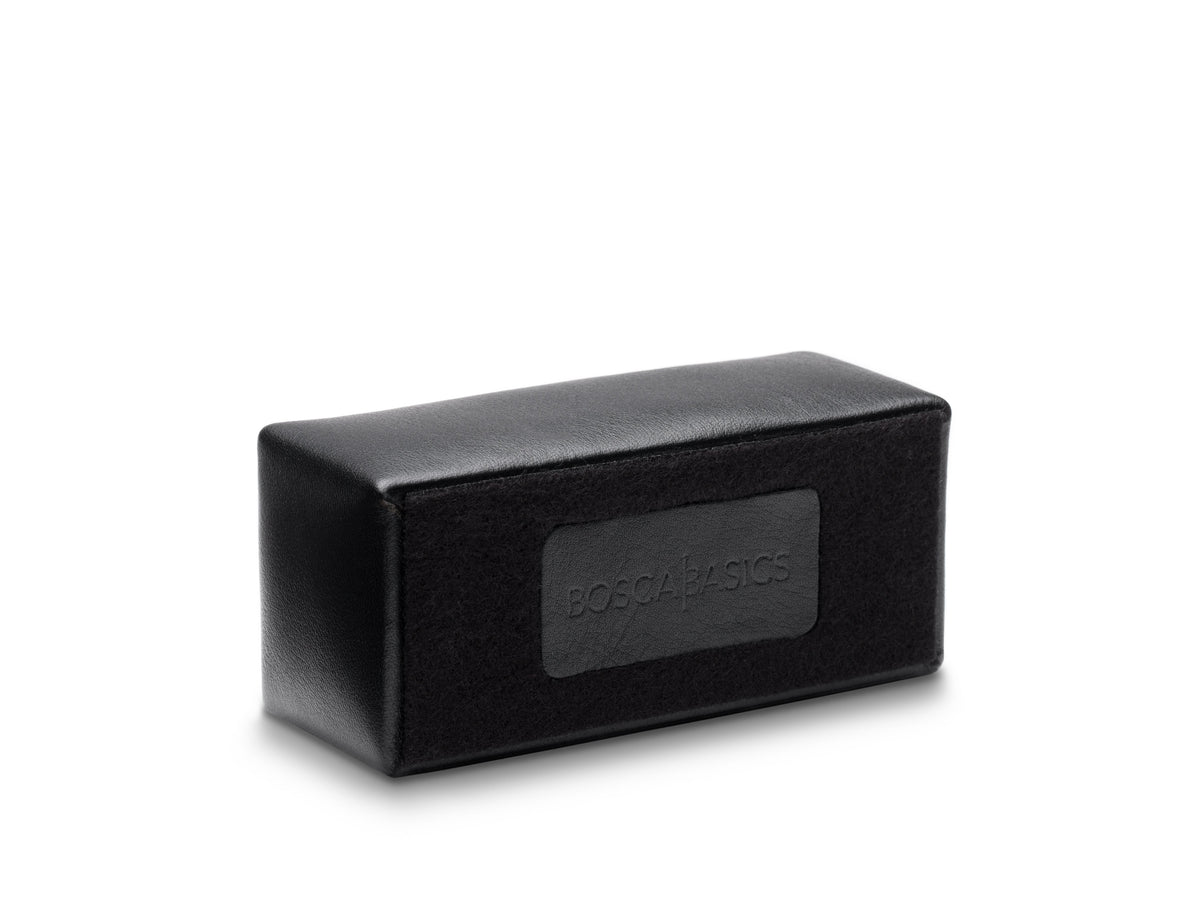 Bosca American Nappa Business Card Box Black