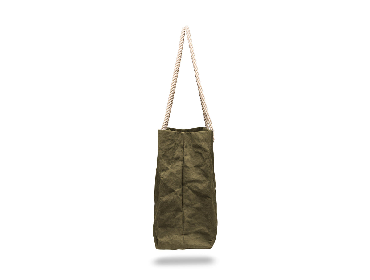 Bosca La Carta Beach Tote  Olive