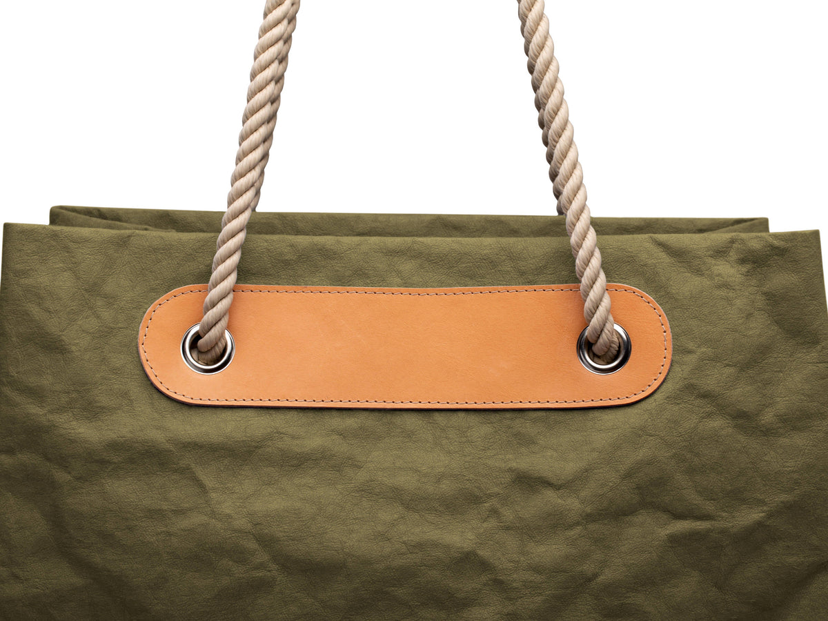 Bosca La Carta Beach Tote  Olive