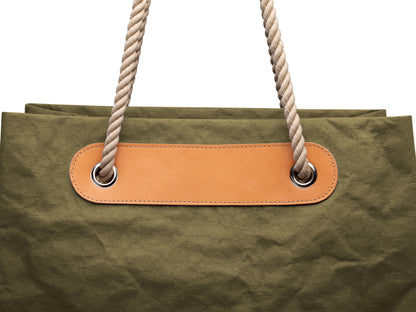 Bosca La Carta Beach Tote  Olive