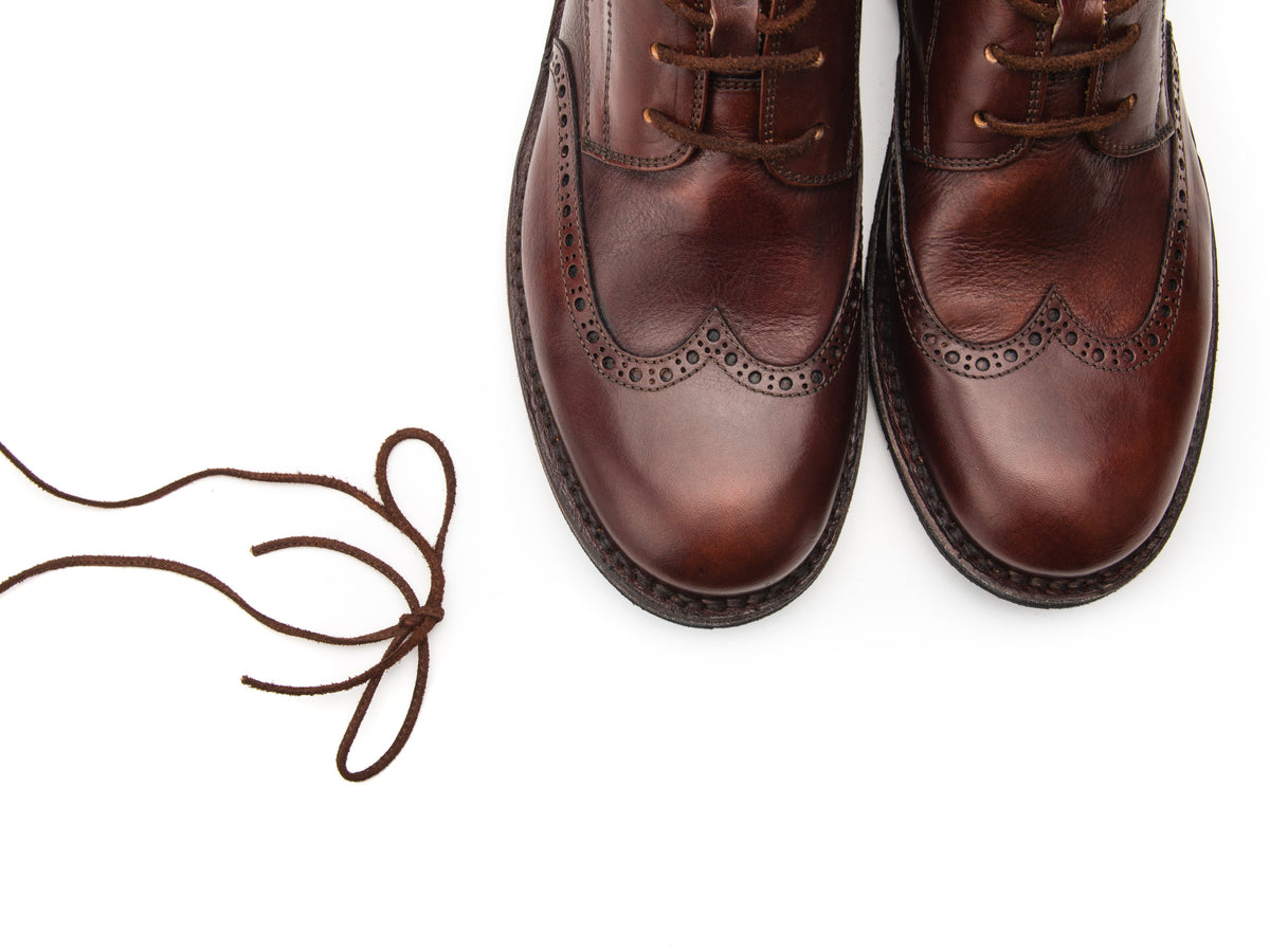 Bosca Shoes & Shoe Strings Leather  Dark Brown