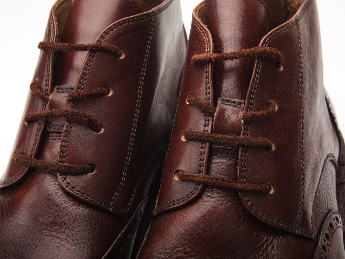 Bosca Shoes & Shoe Strings Leather  Dark Brown