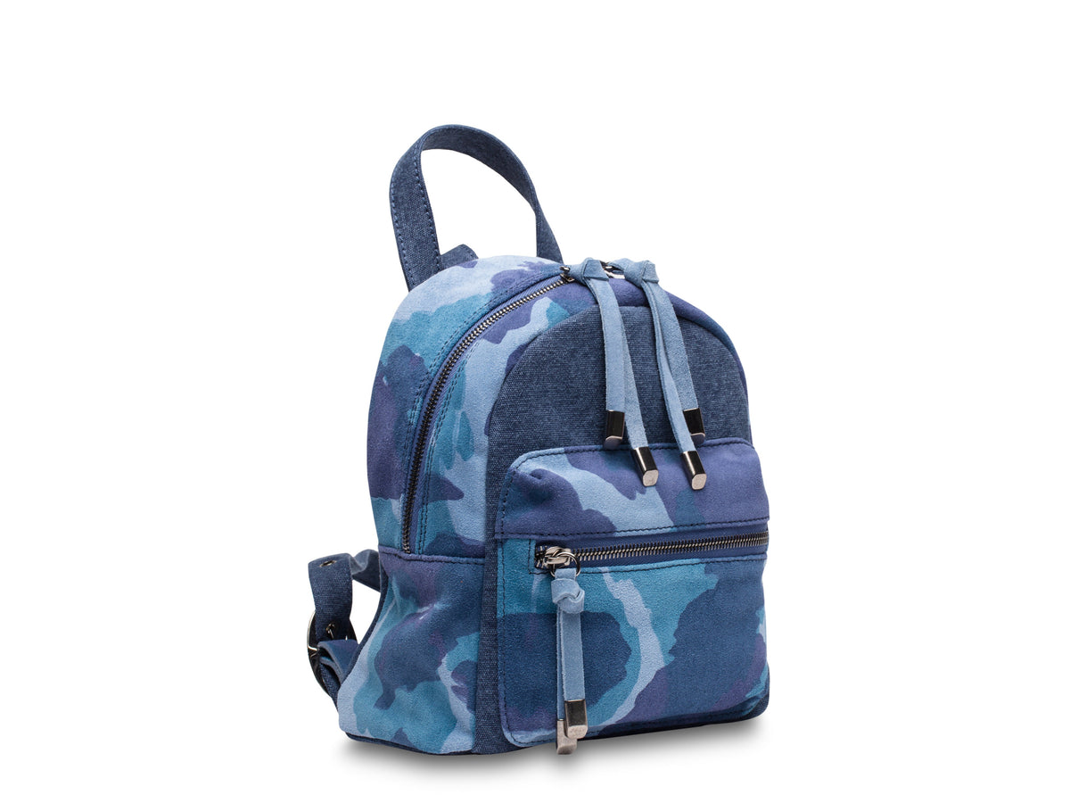 Bosca Camo Sydney Backpack  Blue Camo