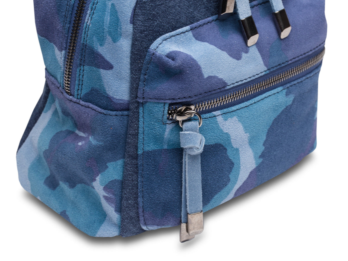 Bosca Camo Sydney Backpack  Blue Camo